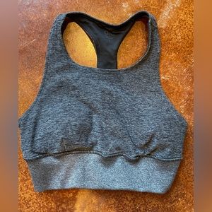 Alo Yoga Alosoft Serenity Bra Size S Gray